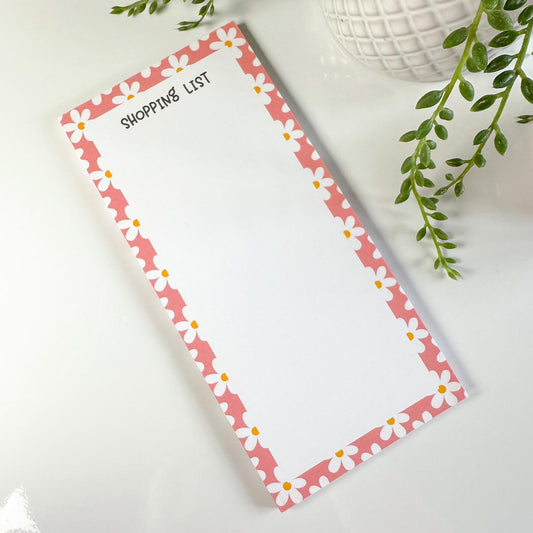 Daisy Shopping List Notepad