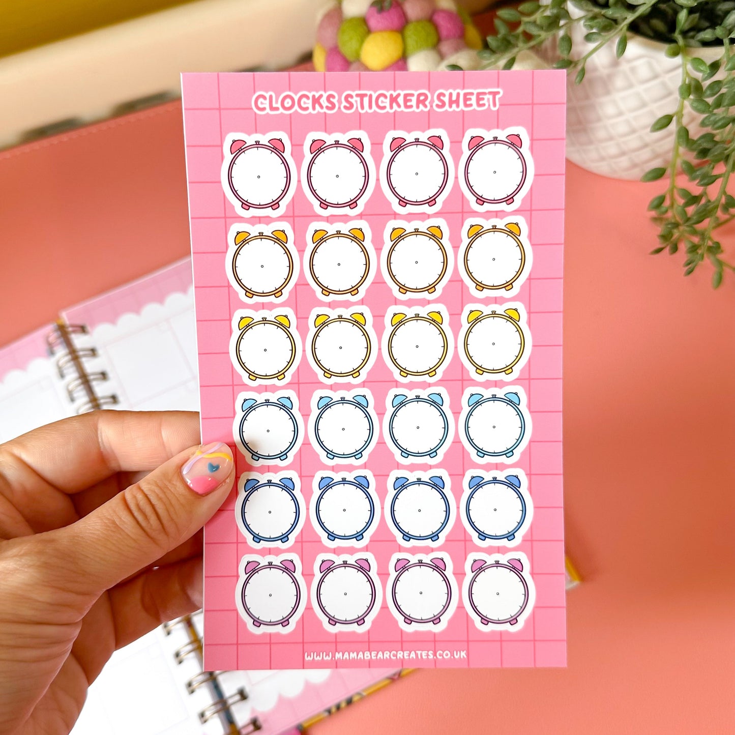 Clocks Sticker Sheet