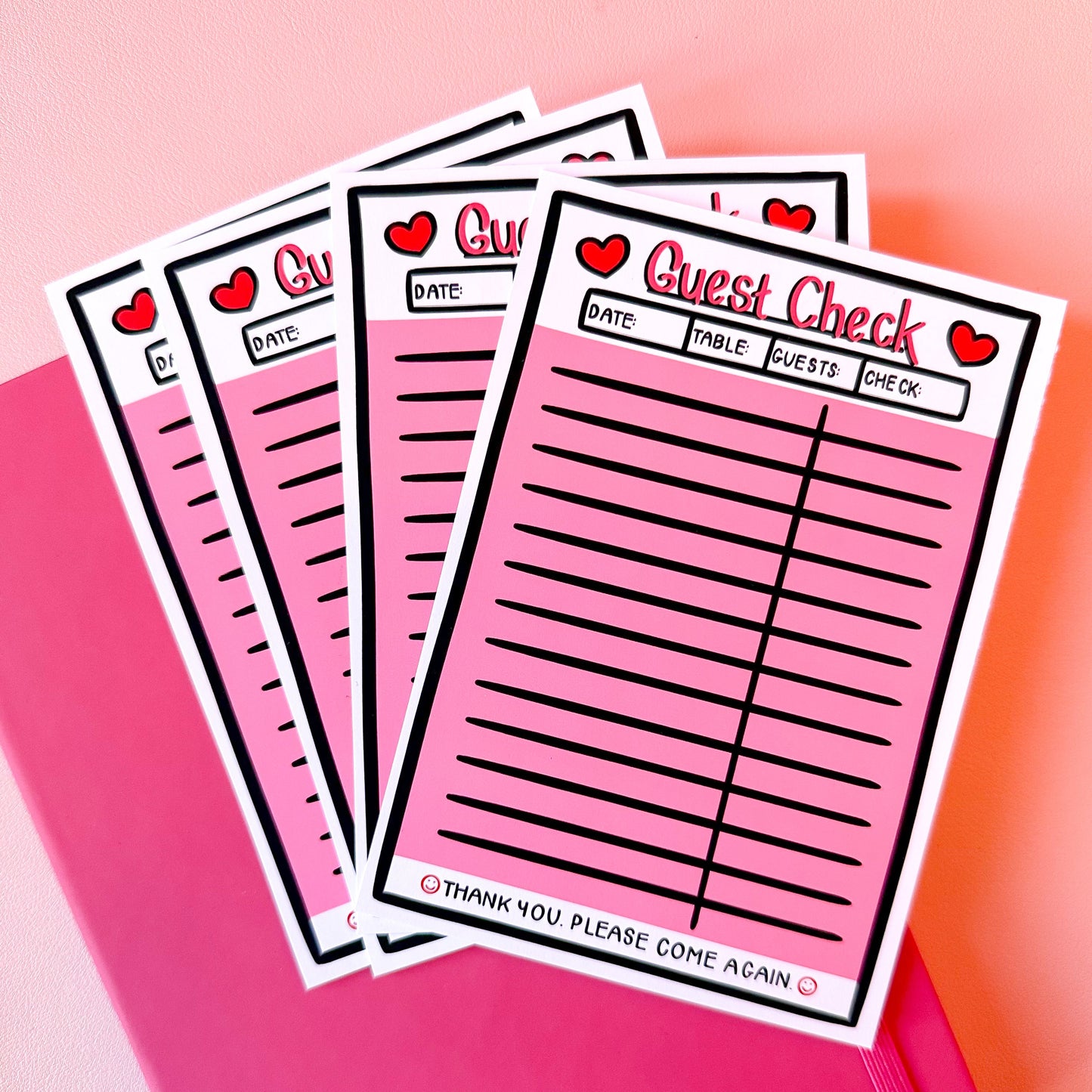 guest check stickers