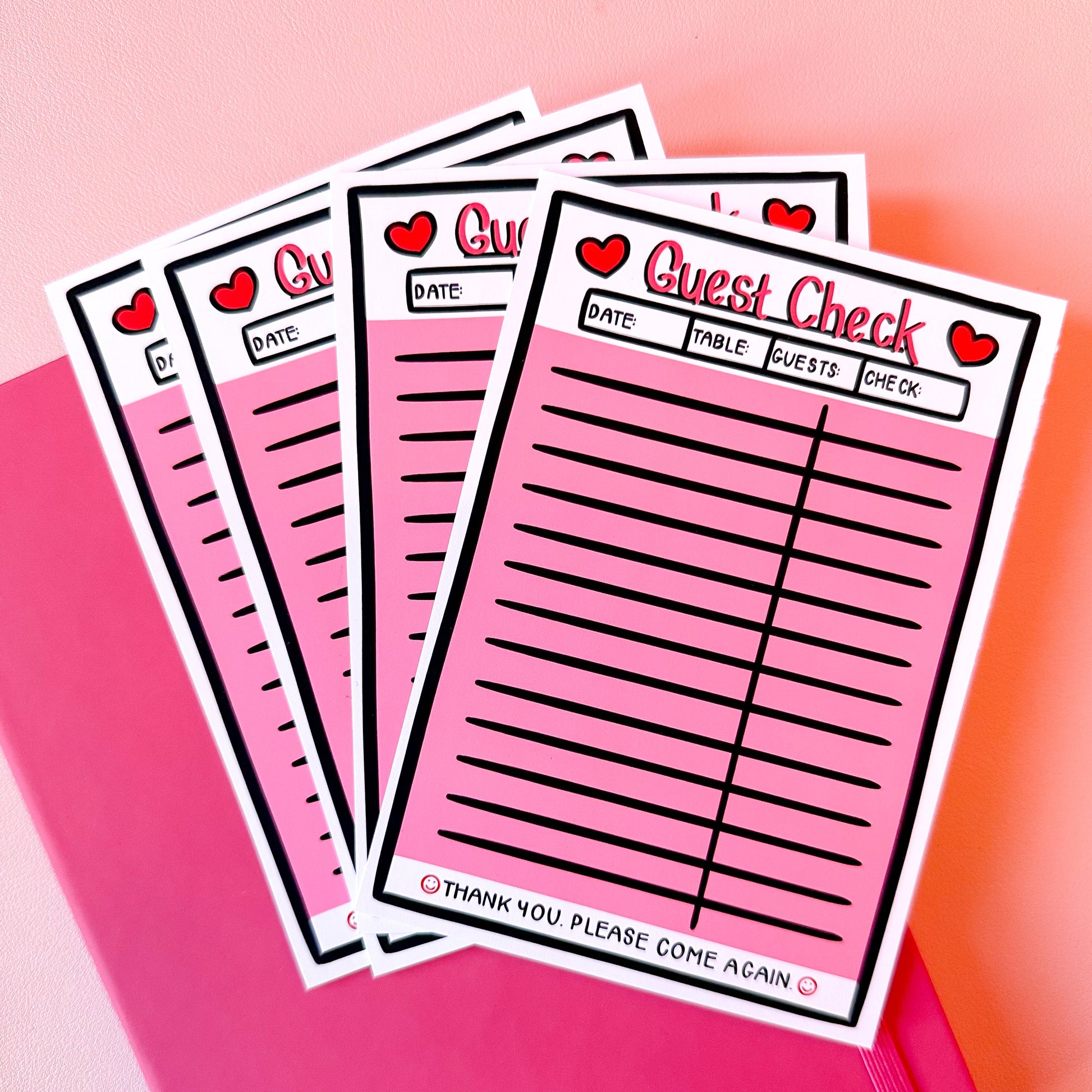 guest check stickers