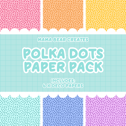 Polka Dot Paper Pack