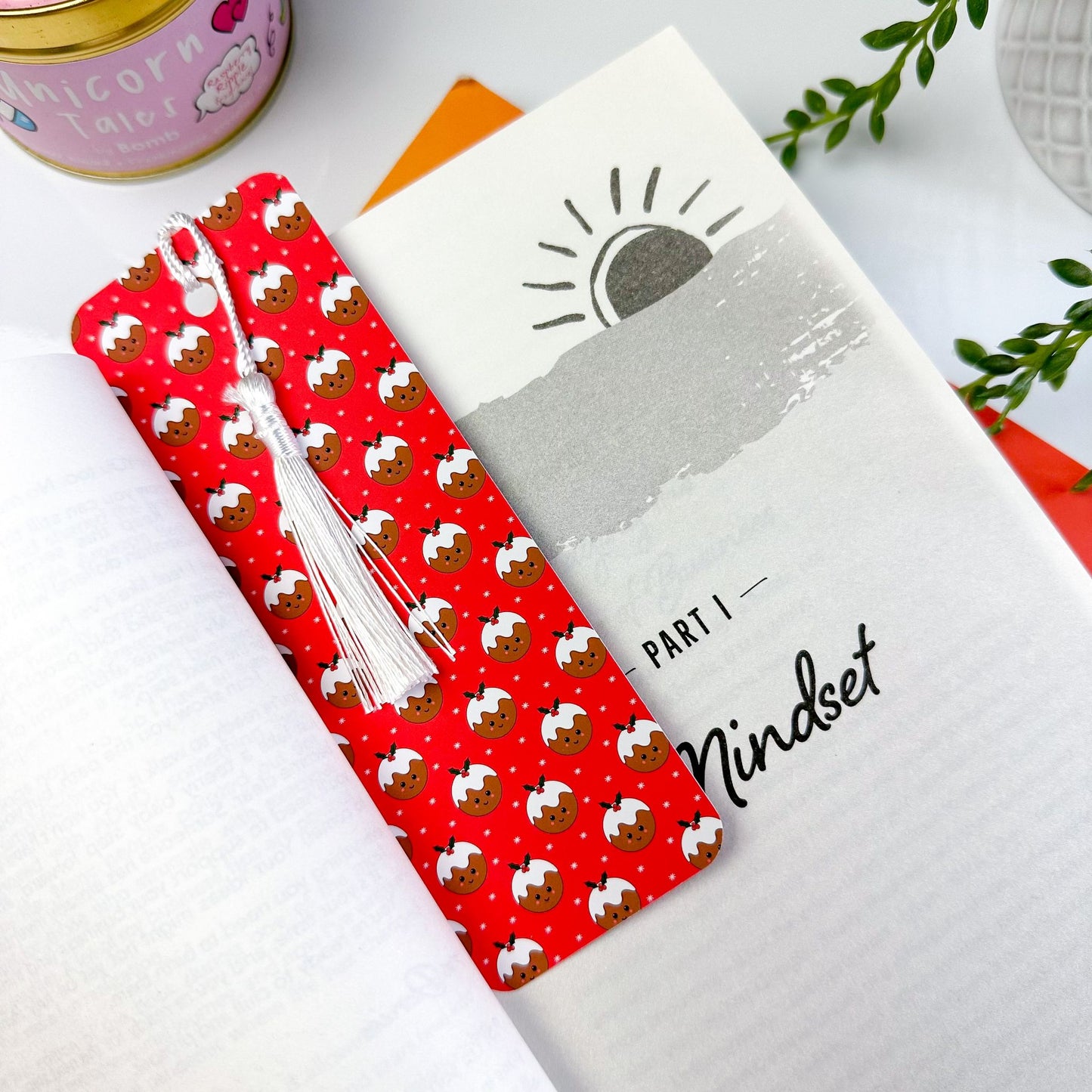 Christmas Pudding Bookmark